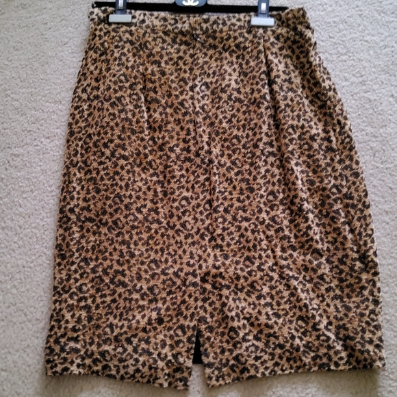 Vintage Animal print Suit Size 14 - Picture 7 of 12